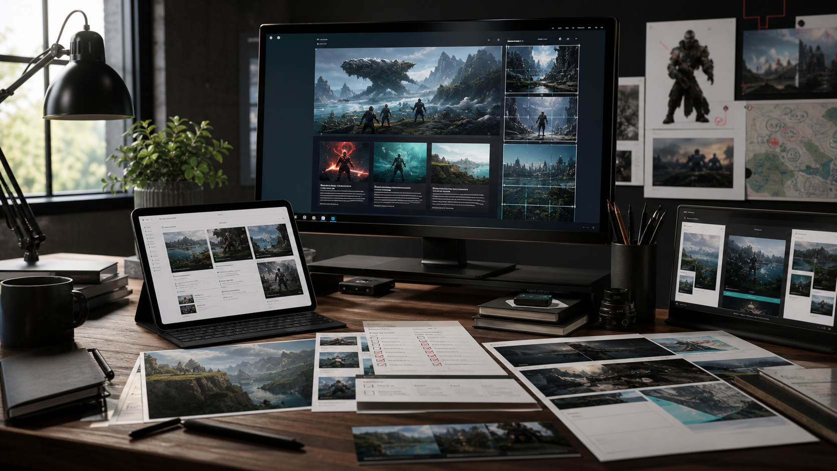 Website publishing workflow promotional artwork